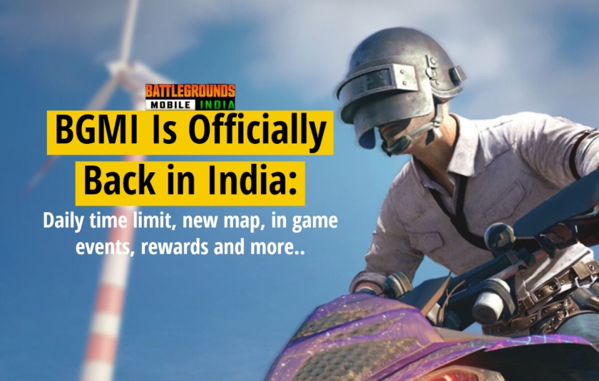 BGMI Is Officially Back in India: Daily time limit, new map, in game events, rewards and more..